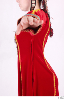  Photos Medieval Turkish Princess in cloth dress 1 Turkish Princess formal dress red dress upper body 0003.jpg
